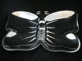 BUTTERFLY Metal CANDY DISH TRAY BOWL Kitchen Table Display Plate Keys Container