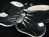 BUTTERFLY Metal CANDY DISH TRAY BOWL Kitchen Table Display Plate Keys Container