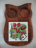 Wood Wooden OWL DISPLAY TRAY Salt Pepper Sugar Cream TILE COASTER Kitchen Decors