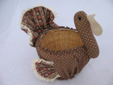 AVON THANKSGIVING DAY TURKEY Bamboo BASKET BASKETS CONTAINERS Holiday Season Home Decors Decorations