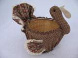 AVON THANKSGIVING DAY TURKEY Bamboo BASKET BASKETS CONTAINERS Holiday Season Home Decors Decorations