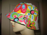 NEW Women HAT BUCKET Multi Colored Floral Flowers Beach Summer Spring Wear