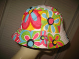 NEW Women HAT BUCKET Multi Colored Floral Flowers Beach Summer Spring Wear