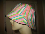 NEW Women HAT BUCKET Multi Colored Floral Flowers Beach Summer Spring Wear