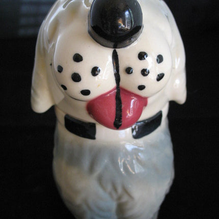 VINTAGE USA DAN The DOG Ceramic Pottery COOKIE Treat JAR MCCOY ? Not-marked-ALPO Collectible Collectors