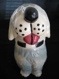 VINTAGE USA DAN The DOG Ceramic Pottery COOKIE Treat JAR MCCOY ? Not-marked-ALPO Collectible Collectors