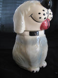 VINTAGE USA DAN The DOG Ceramic Pottery COOKIE Treat JAR MCCOY? Not-marked-ALPO Collectible Collectors
