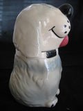 VINTAGE USA DAN The DOG Ceramic Pottery COOKIE Treat JAR MCCOY? Not-marked-ALPO Collectible Collectors