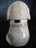 VINTAGE USA DAN The DOG Ceramic Pottery COOKIE Treat JAR MCCOY? Not-marked-ALPO Collectible Collectors