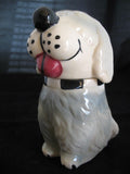 VINTAGE USA DAN The DOG Ceramic Pottery COOKIE Treat JAR MCCOY ? Not-marked-ALPO Collectible Collectors