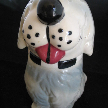 VINTAGE USA DAN The DOG Ceramic Pottery COOKIE Treat JAR MCCOY? Not-marked-ALPO Collectible Collectors