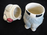 VINTAGE USA DAN The DOG Ceramic Pottery COOKIE Treat JAR MCCOY? Not-marked-ALPO Collectible Collectors