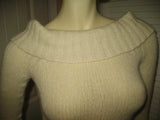 AMERICAN EAGLE OUTFITTERS Womens LIGHT YELLOW Long Sleeve Knit Sweater TOP Small