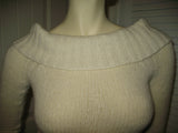 AMERICAN EAGLE OUTFITTERS Womens LIGHT YELLOW Long Sleeve Knit Sweater TOP Small