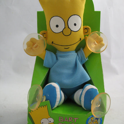 1990 BART SIMPSON SIMPSONS Auto Car Vehicle Automobile WINDOW HANGING CLING-ON Suction Cup PLUSH TOY TOYS Display