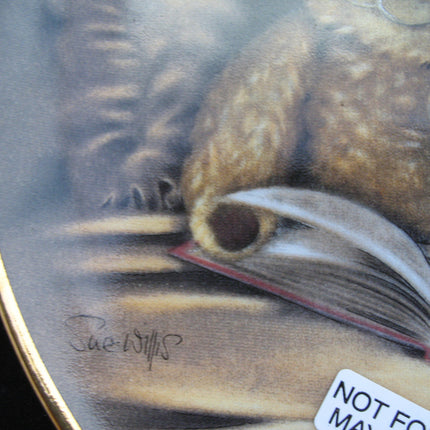 NEW Franklin Mint SUE WILLIS BEDTIME STORY Teddy Bears FINE PORCELAIN 8" Collectors PLATE