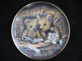 NEW Franklin Mint SUE WILLIS BEDTIME STORY Teddy Bears Bear FINE PORCELAIN 8" Collectors PLATE PLATES Collectible Collectibles