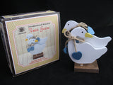 NEW Box CHADWICK Handpainted Wood Wooden TWIN GEESE Kitchen Decor NAPKIN Holder