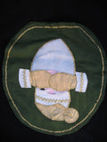 NEW CHRISTMAS Holiday Olive Green SANTA CLAUS TOILET SEAT Fabric COVER 2-Sided