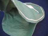NEW CHRISTMAS Holiday Olive Green SANTA CLAUS TOILET SEAT Fabric COVER 2-Sided