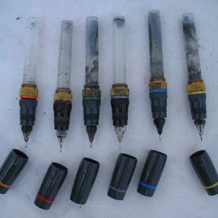 Vintage KOH-I-NOOR KOHINOOR RAPIDOGRAPH Engineering Drafting Drawing Lettering PENS PEN