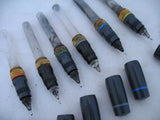 Vintage KOH-I-NOOR KOHINOOR RAPIDOGRAPH Engineering Drafting Drawing Lettering PENS PEN
