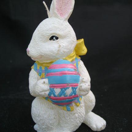 NEW AVON EASTER SPRING GARDEN CANDLE Ceramic Dish Holder SET CANDLES Bunny Rabbit Duck Pink Rose Flower