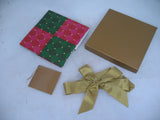 NEW AVON Christmas Holiday Holidays Birthday Birthdays SQUARE GIFT WRAP BOX GIFTS BOXES Folding Collapsible LID RIBBON NOTE CARD Easy To Assemble Ready Made Container Containers Giving Give Present Presents