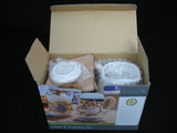 NEW CHRISTMAS THANKSGIVING SUGAR CREAM CREAMER CERAMIC SET Holiday Party Dinner With BOX