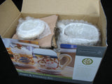 NEW CHRISTMAS THANKSGIVING SUGAR CREAM CREAMER CERAMIC SET Holiday Party Dinner With BOX