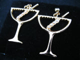 NEW NIB VINTAGE AVON Surgical Steel Posts PIERCED DANGLING DANGLE EARRINGS Faux Pearls