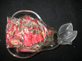 NEW AVON Winter Frost PEAR POTPOURRI DISH Clear Plastic HOME FRAGRANCE Perfume