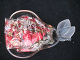 NEW AVON Winter Frost PEAR POTPOURRI DISH Clear Plastic HOME FRAGRANCE Perfume