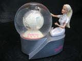 NEW AVON BLONDE BARBIE 2000 Mattel MILLENNIUM Music MUSICAL SNOWGLOBE Glass BALL Barbie Dolls Collectors Collectible