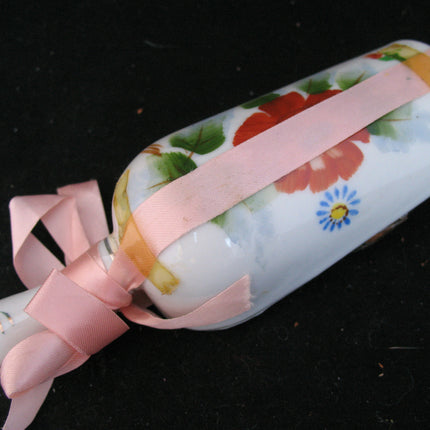 NEW WHITE CERAMIC Floral Flowers SCOOP SCOOPER SCOOPERS POTPOURRI Display Fragrance Scent Home Decors