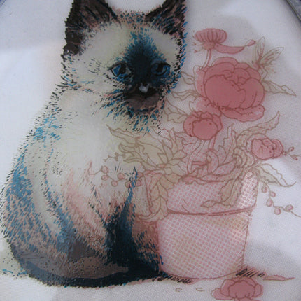 CAT CATS KITTY KITTENS Painted SUNCATCHER SUNCATCHERS SUN CATCHER Glass Window Wall Hanging Home Decors Decorations