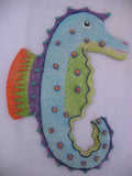 3D ART SEAHORSE SEA HORSE Animal TROPICAL BEACH OCEAN SEA Theme Wall HANGING Home Decors Decorations