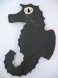 NEW 3D ART SEAHORSE TROPICAL BEACH OCEAN SEA Theme Wall HANGING Home Decors Decorations