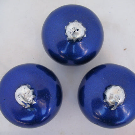 NEW NIB LOT 9-pcs SET CHRISTMAS Holiday FLOATING BALL CANDLES Gold NAVY BLUE RED
