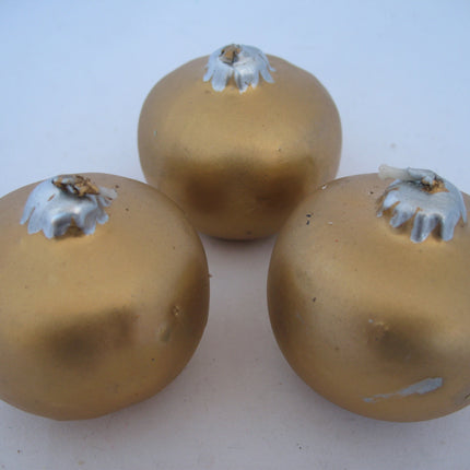 NEW NIB LOT 9-pcs SET CHRISTMAS Holiday FLOATING BALL CANDLES Gold NAVY BLUE RED
