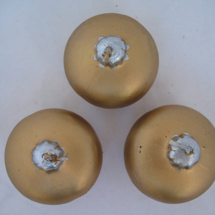 NEW NIB LOT 9-pcs SET CHRISTMAS Holiday FLOATING BALL CANDLES Gold NAVY BLUE RED