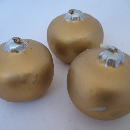 NEW NIB LOT 9-pcs SET CHRISTMAS Holiday FLOATING BALL CANDLES Gold NAVY BLUE RED