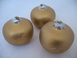 NEW NIB LOT 9-pcs SET CHRISTMAS Holiday FLOATING BALL CANDLES Gold NAVY BLUE RED