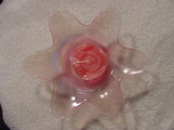 NEW TEALIGHT TEA LIGHT CANDLE GLASS HOLDER Decorative FLOWER Design Pattern +Box