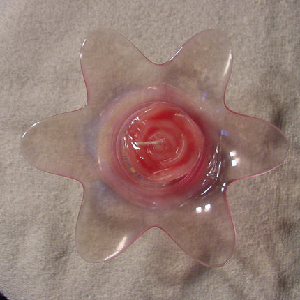 NEW TEALIGHT TEA LIGHT CANDLE GLASS HOLDER Decorative FLOWER Design Pattern +Box
