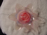 NEW TEALIGHT TEA LIGHT CANDLE GLASS HOLDER Decorative FLOWER Design Pattern +Box