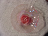 NEW TEALIGHT TEA LIGHT CANDLE GLASS HOLDER Decorative FLOWER Design Pattern +Box