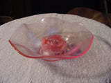 NEW TEALIGHT TEA LIGHT CANDLE GLASS HOLDER Decorative FLOWER Design Pattern +Box