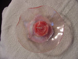 NEW TEALIGHT TEA LIGHT CANDLE GLASS HOLDER Decorative FLOWER Design Pattern +Box