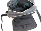 G.H. BASS & CO BLACK Shoulder Messenger Passport TRAVEL TRIP TOUR BAG PURSE